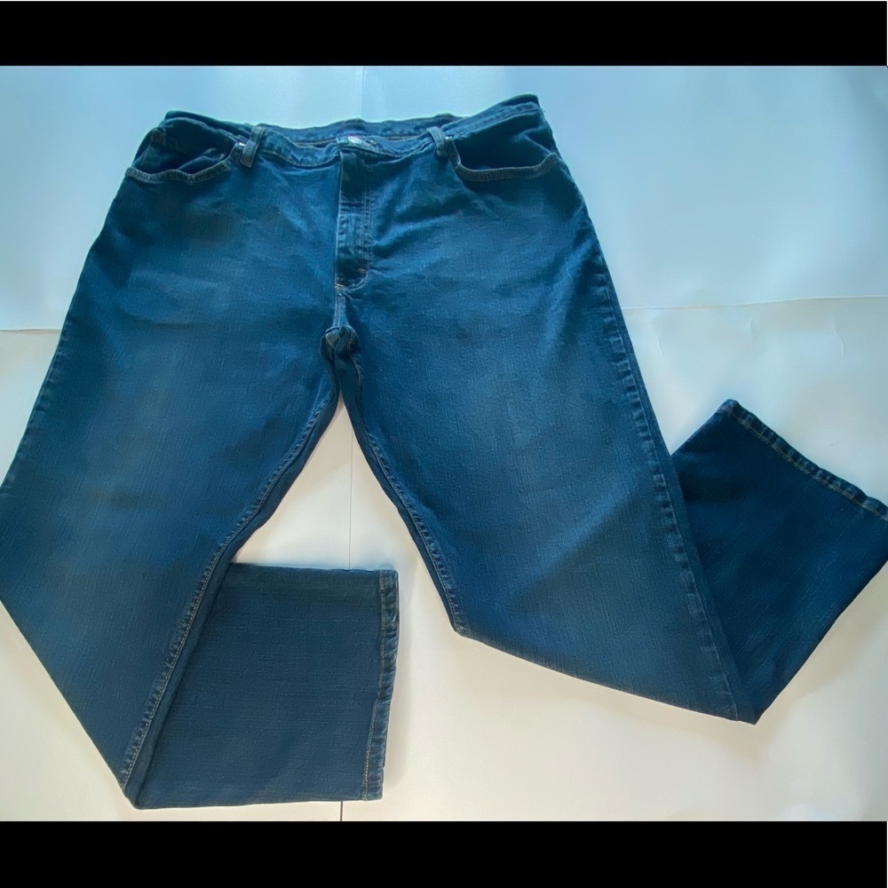 Men dark denim  Western cowboy wrangler jeans  boot cut relaxed